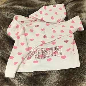 Pink hoodie
